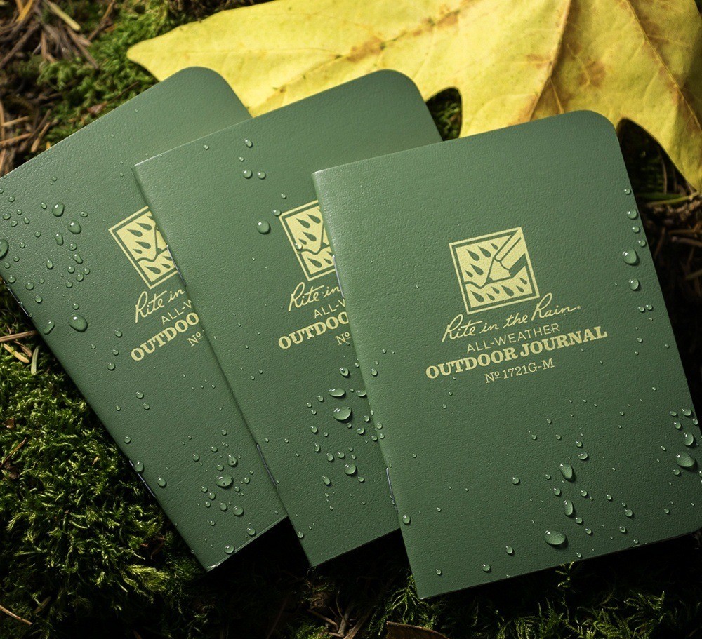 Wet Stapled notebooks.
