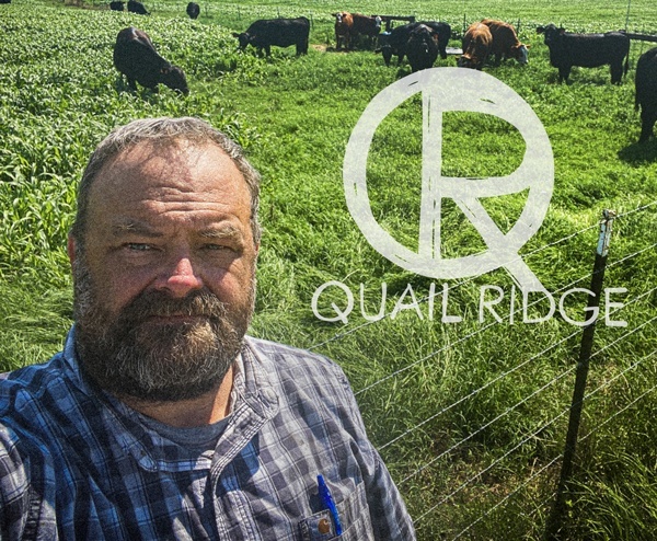 Rancher Scott Sell looking at the camera.