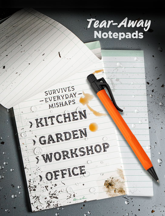 Tear-away notepad