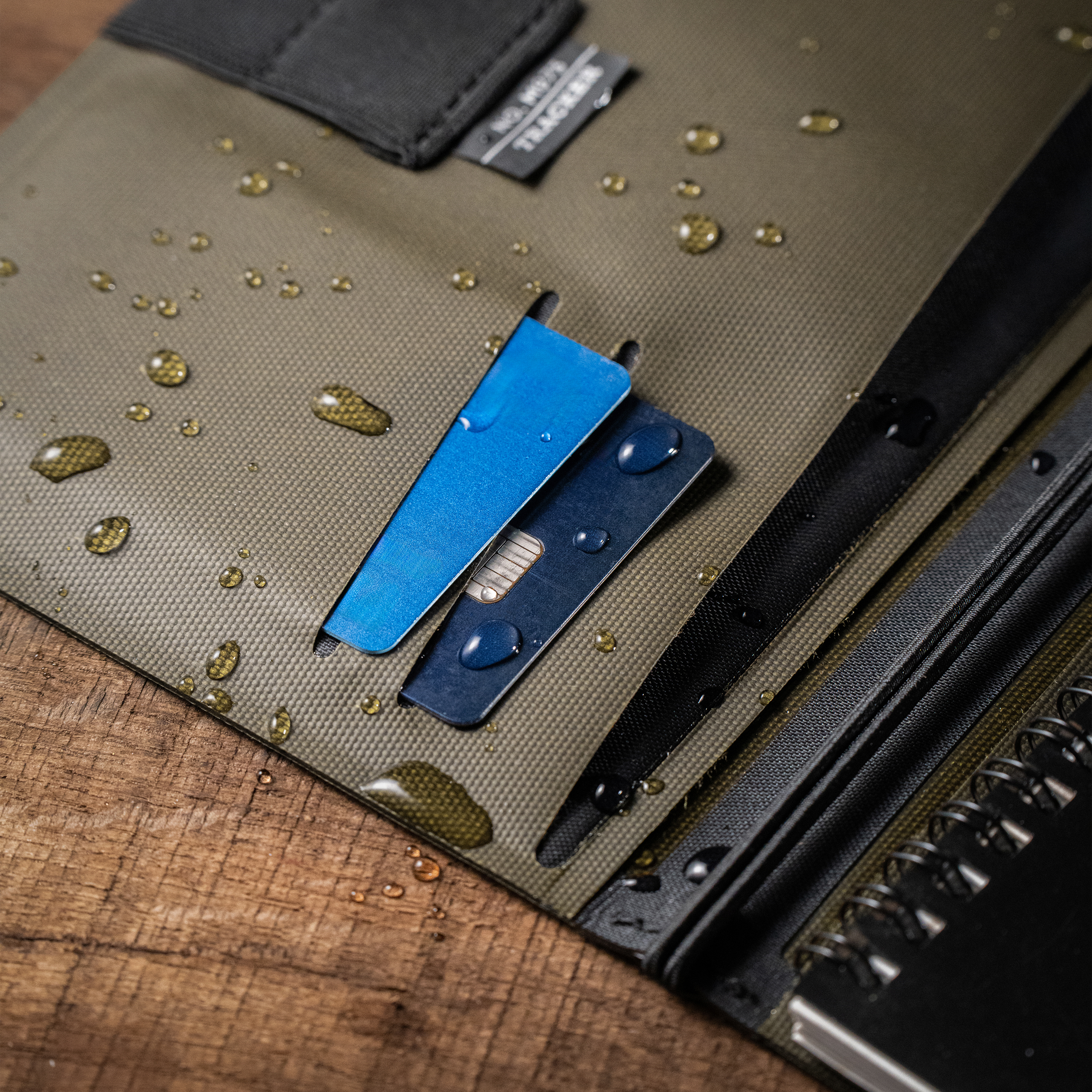 Monsoon Tracker inside cover card slots